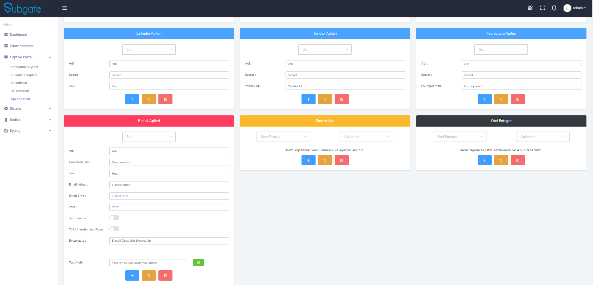 Dashboard Screenshot